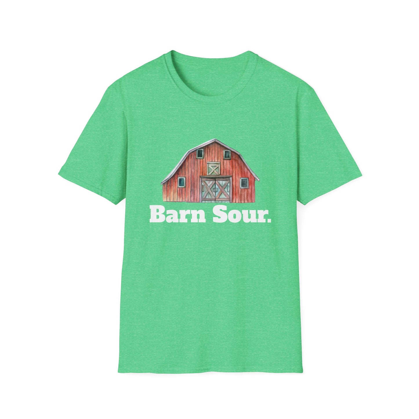 Barn Sour Unisex Softstyle T-Shirt. Horse Riding. Horse Rider. Stables.