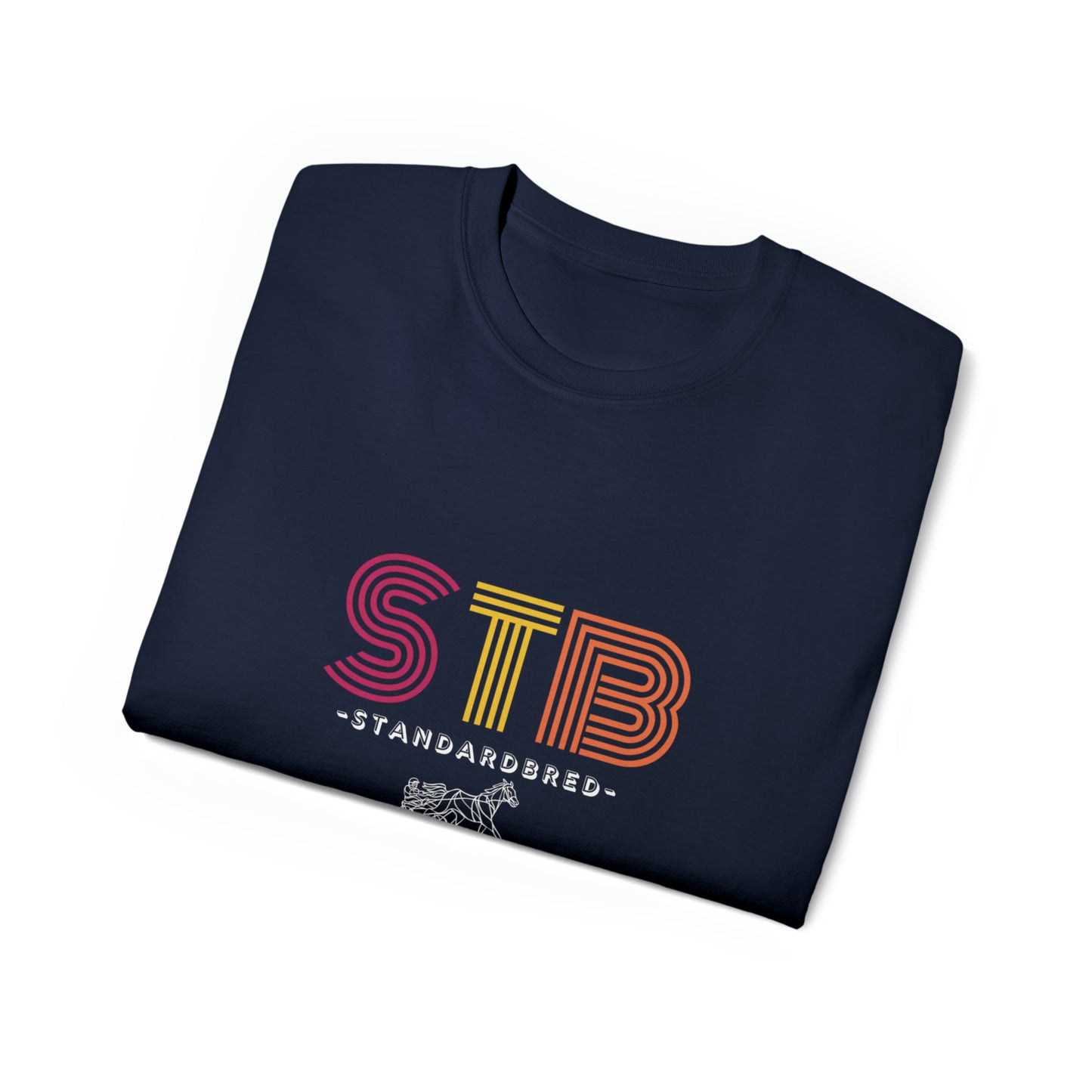 Standardbred Horse. STB. Harness Horse. Harness Racing. Sulky Horse. Unisex Ultra Cotton Tee