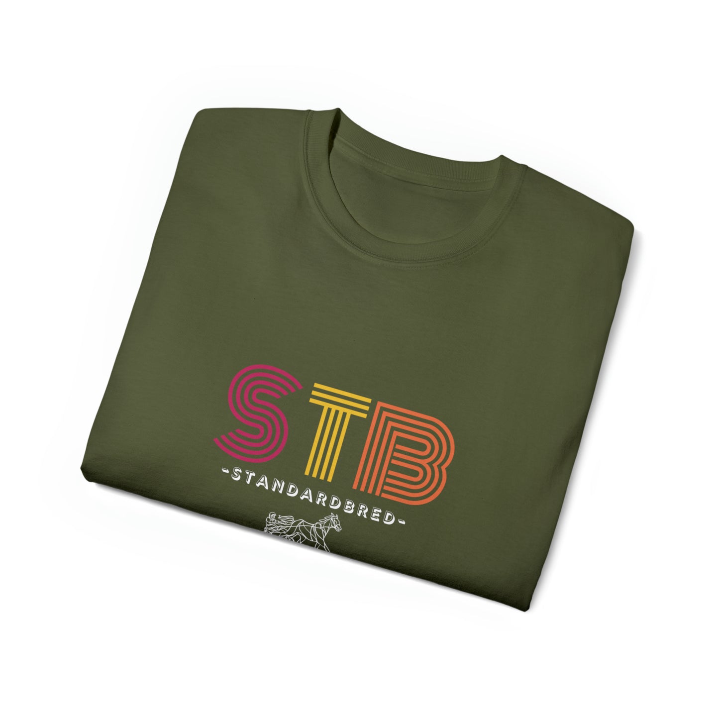 Standardbred Horse. STB. Harness Horse. Harness Racing. Sulky Horse. Unisex Ultra Cotton Tee