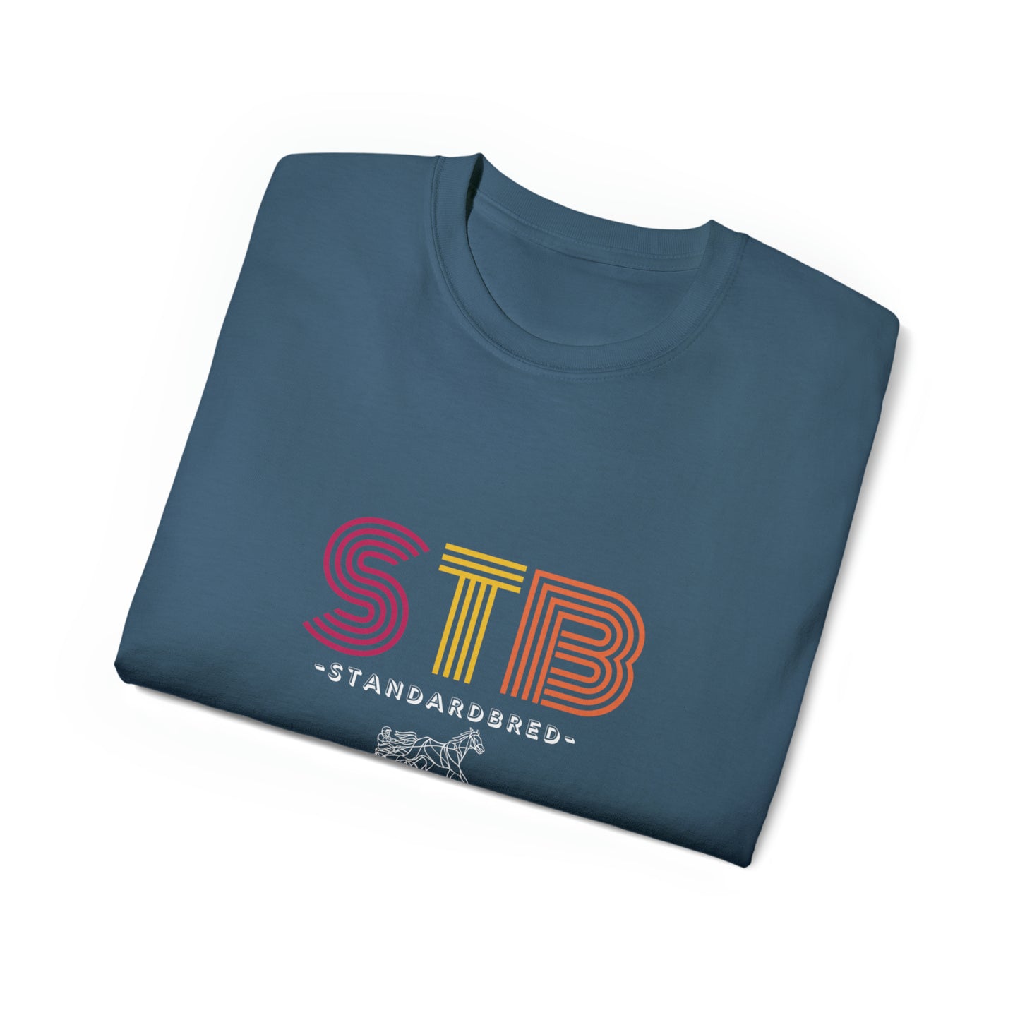 Standardbred Horse. STB. Harness Horse. Harness Racing. Sulky Horse. Unisex Ultra Cotton Tee