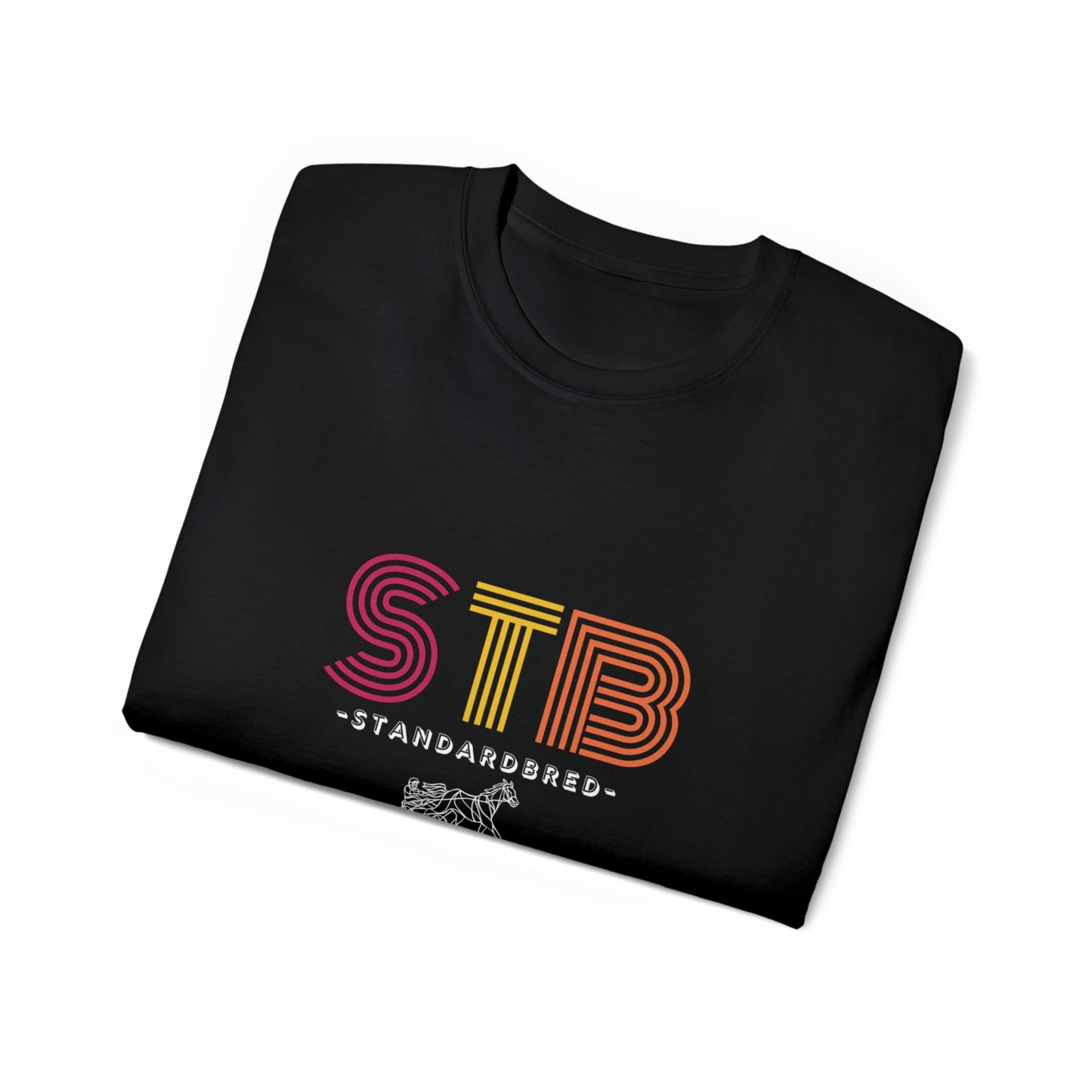 Standardbred Horse. STB. Harness Horse. Harness Racing. Sulky Horse. Unisex Ultra Cotton Tee