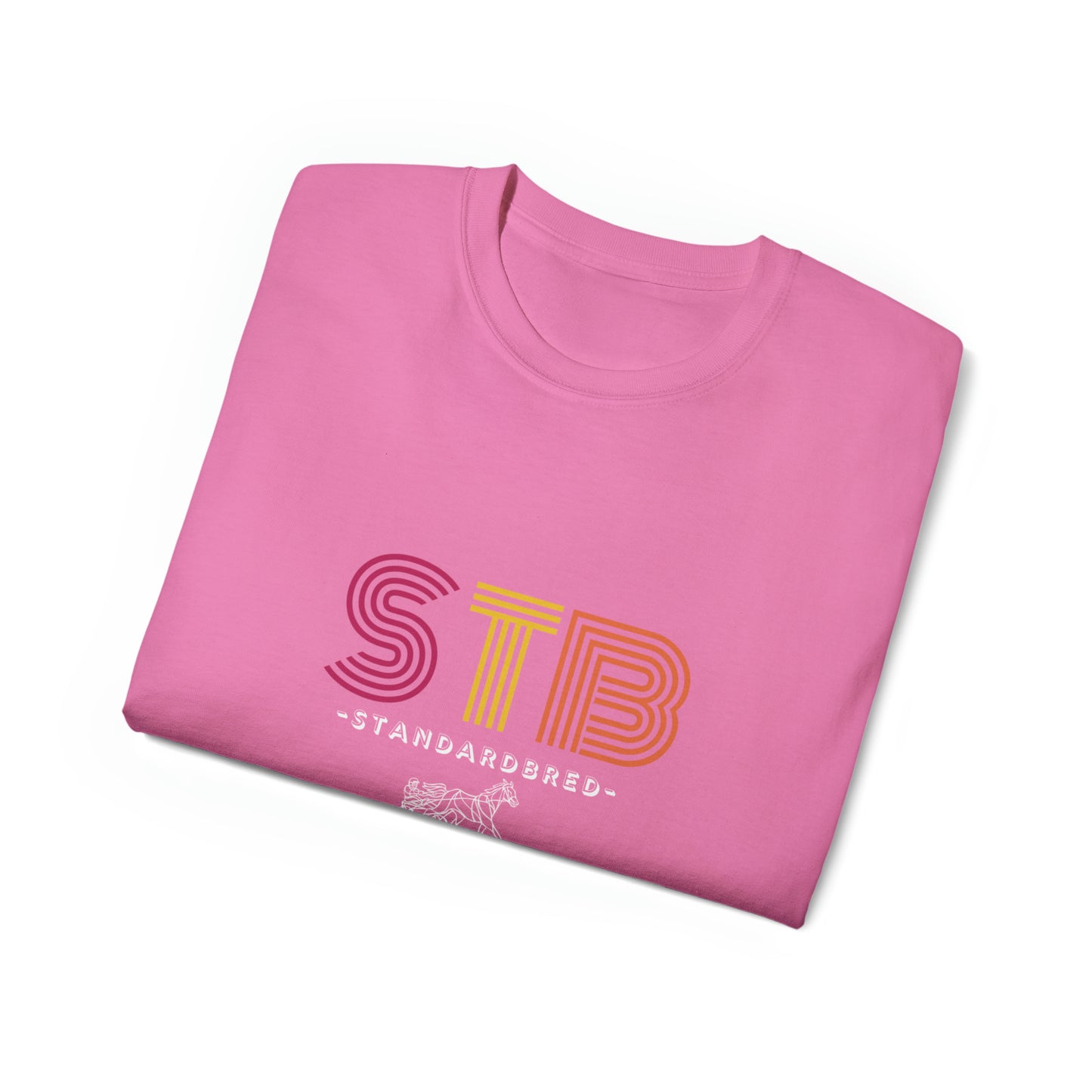Standardbred Horse. STB. Harness Horse. Harness Racing. Sulky Horse. Unisex Ultra Cotton Tee