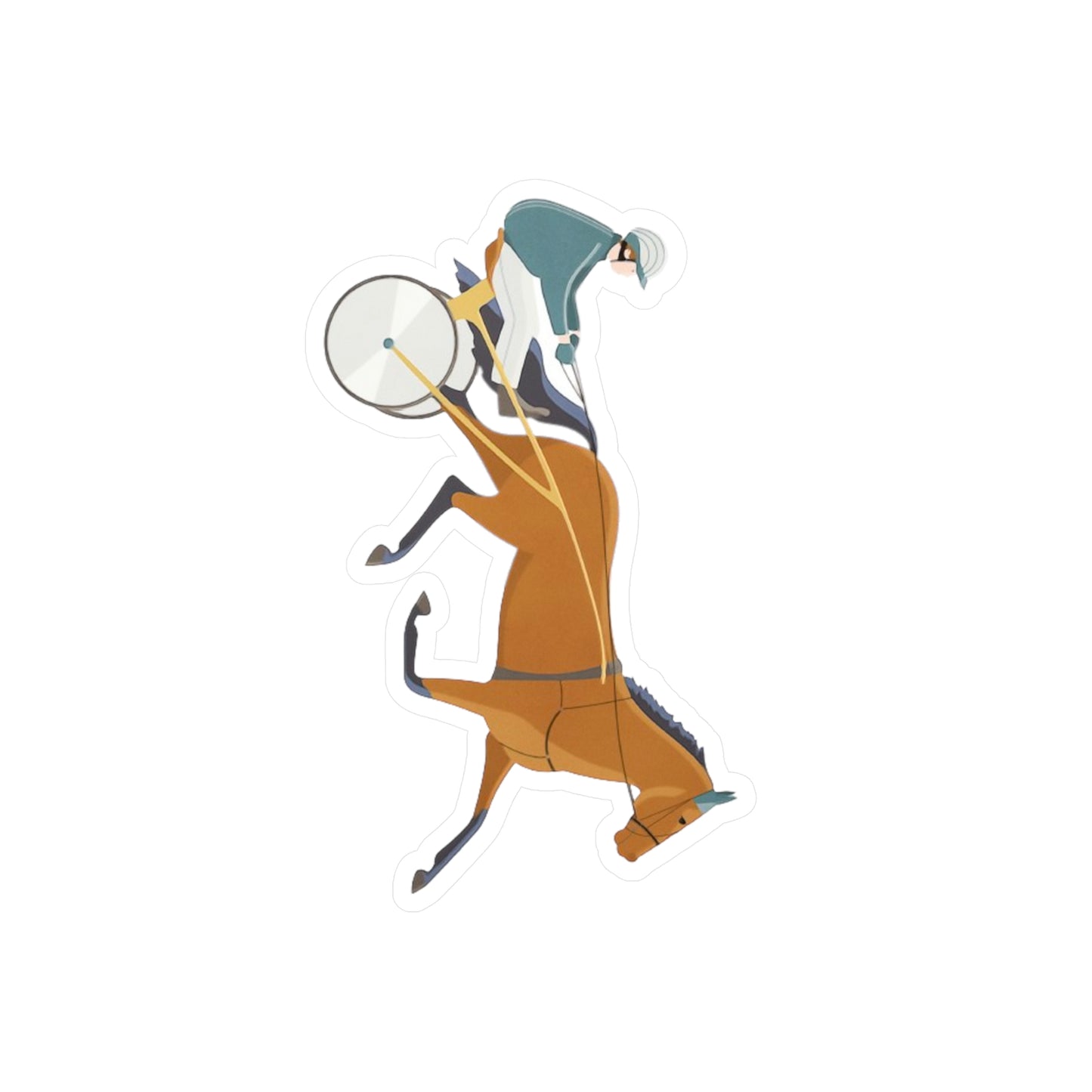 Standardbred. Harness Racing. Sulky. Horse Racing. Kiss-Cut Vinyl Decals