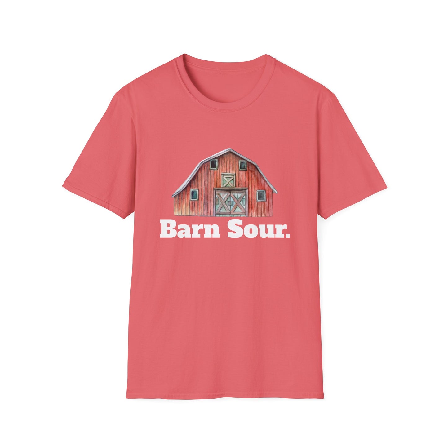 Barn Sour Unisex Softstyle T-Shirt. Horse Riding. Horse Rider. Stables.