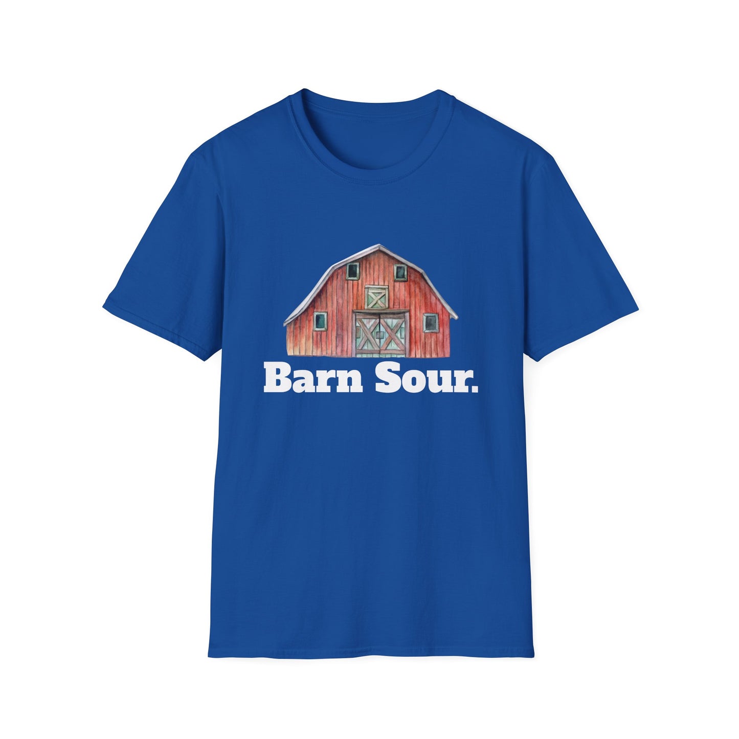 Barn Sour Unisex Softstyle T-Shirt. Horse Riding. Horse Rider. Stables.