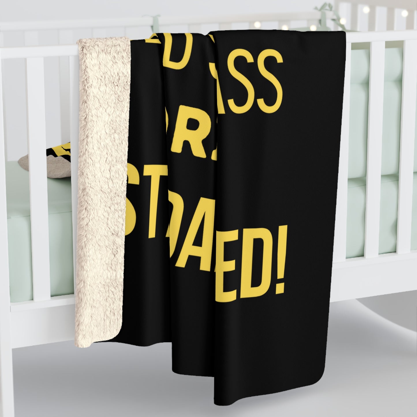 Drive a Standardbred. Harness Racing. Standardbred. Sulky Racing. Sherpa Fleece Blanket