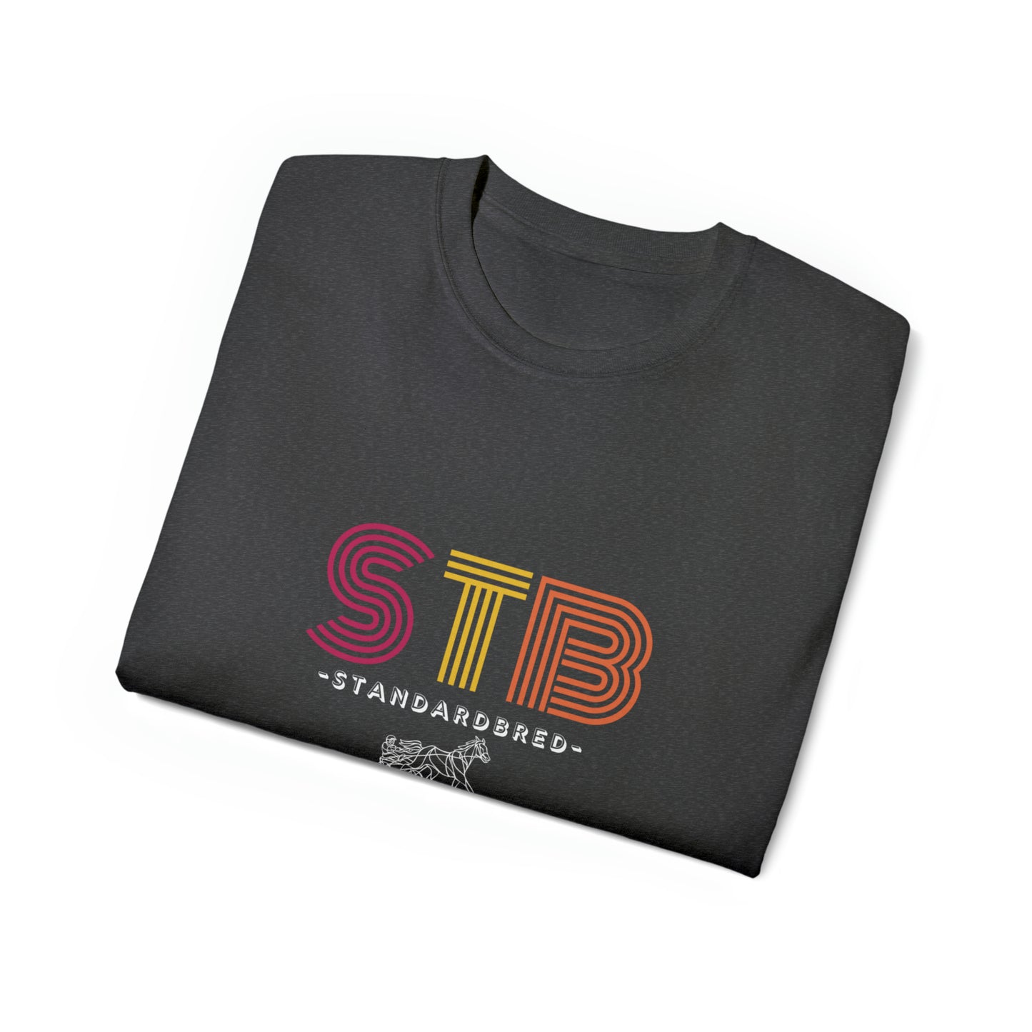 Standardbred Horse. STB. Harness Horse. Harness Racing. Sulky Horse. Unisex Ultra Cotton Tee