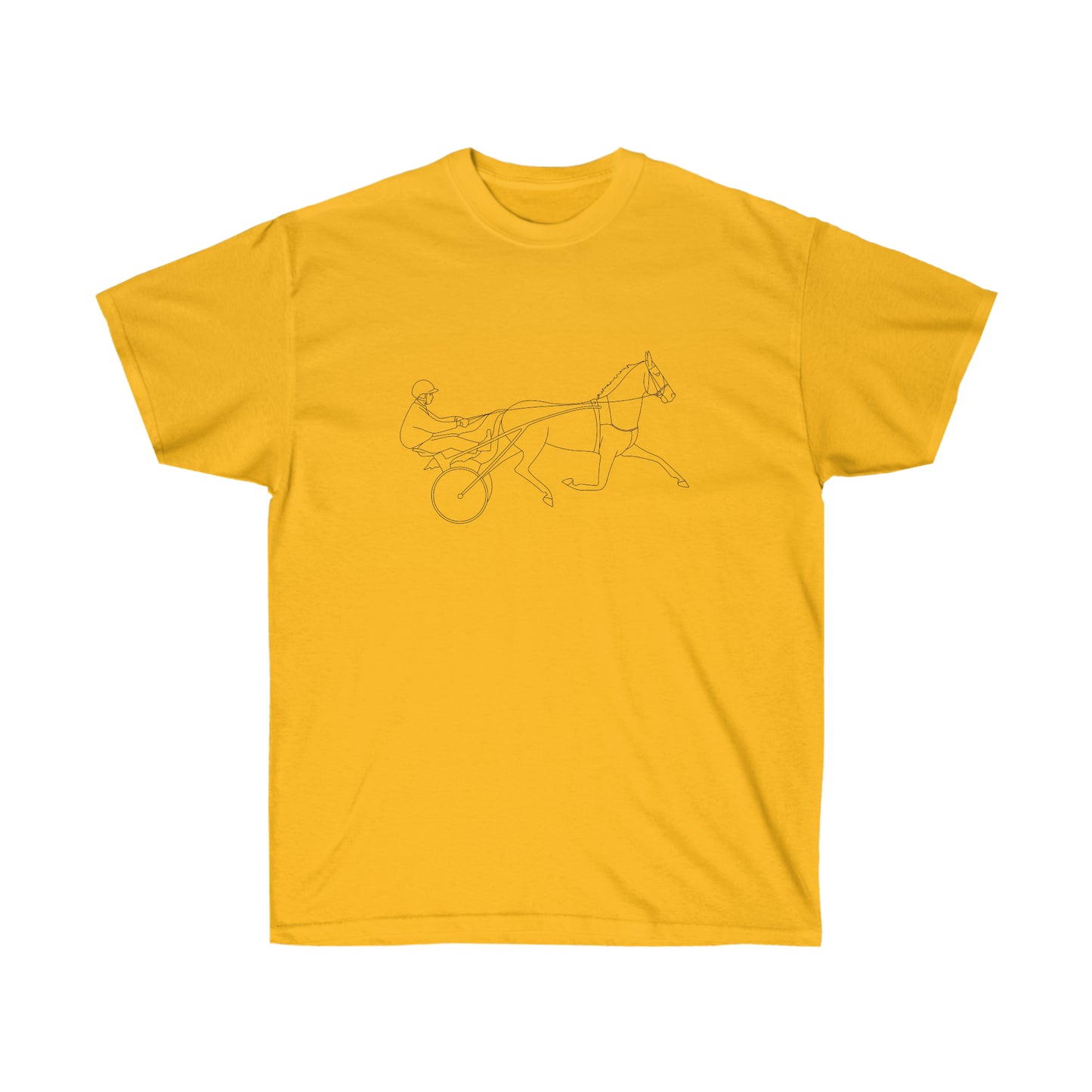 Standardbred Horse. Harness Horse. Harness Racing. Sulky Horse. Unisex Ultra Cotton Tee