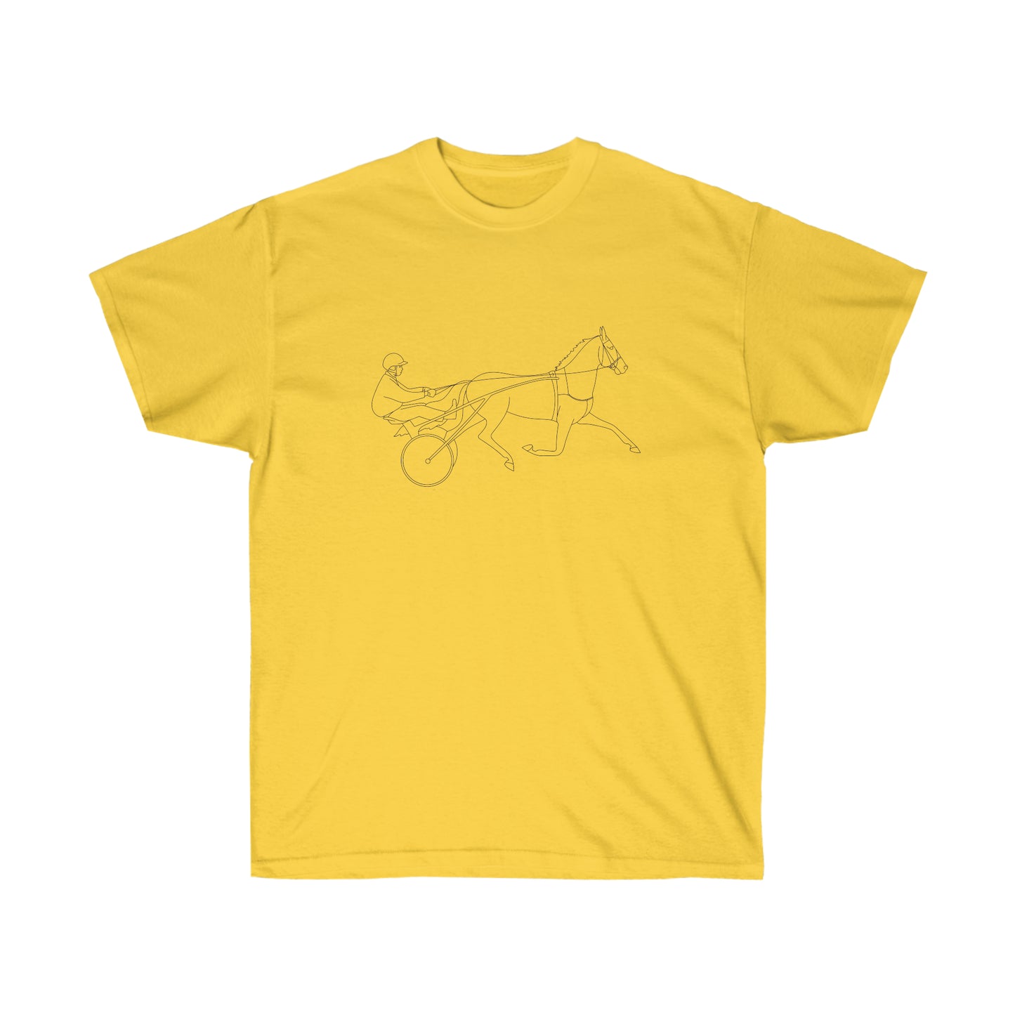 Standardbred Horse. Harness Horse. Harness Racing. Sulky Horse. Unisex Ultra Cotton Tee
