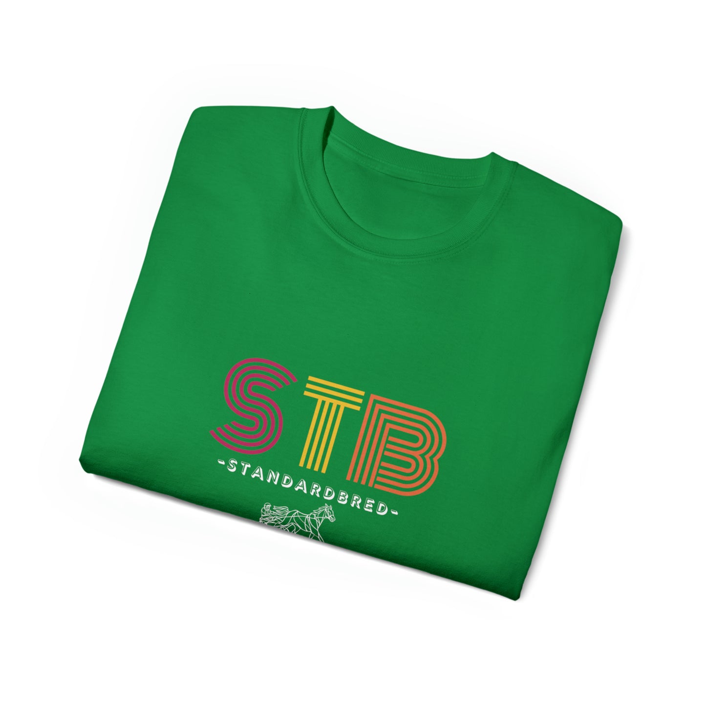 Standardbred Horse. STB. Harness Horse. Harness Racing. Sulky Horse. Unisex Ultra Cotton Tee