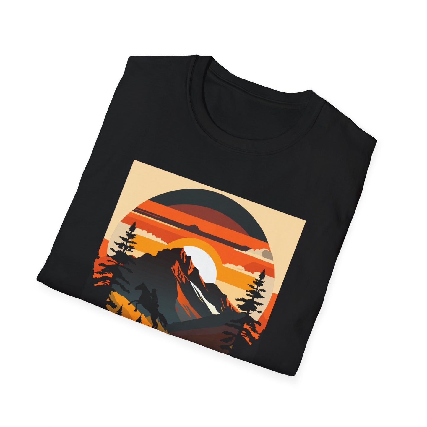 Endurance Its One Loop At A Time. Unisex Softstyle T-Shirt. Endurance Rider