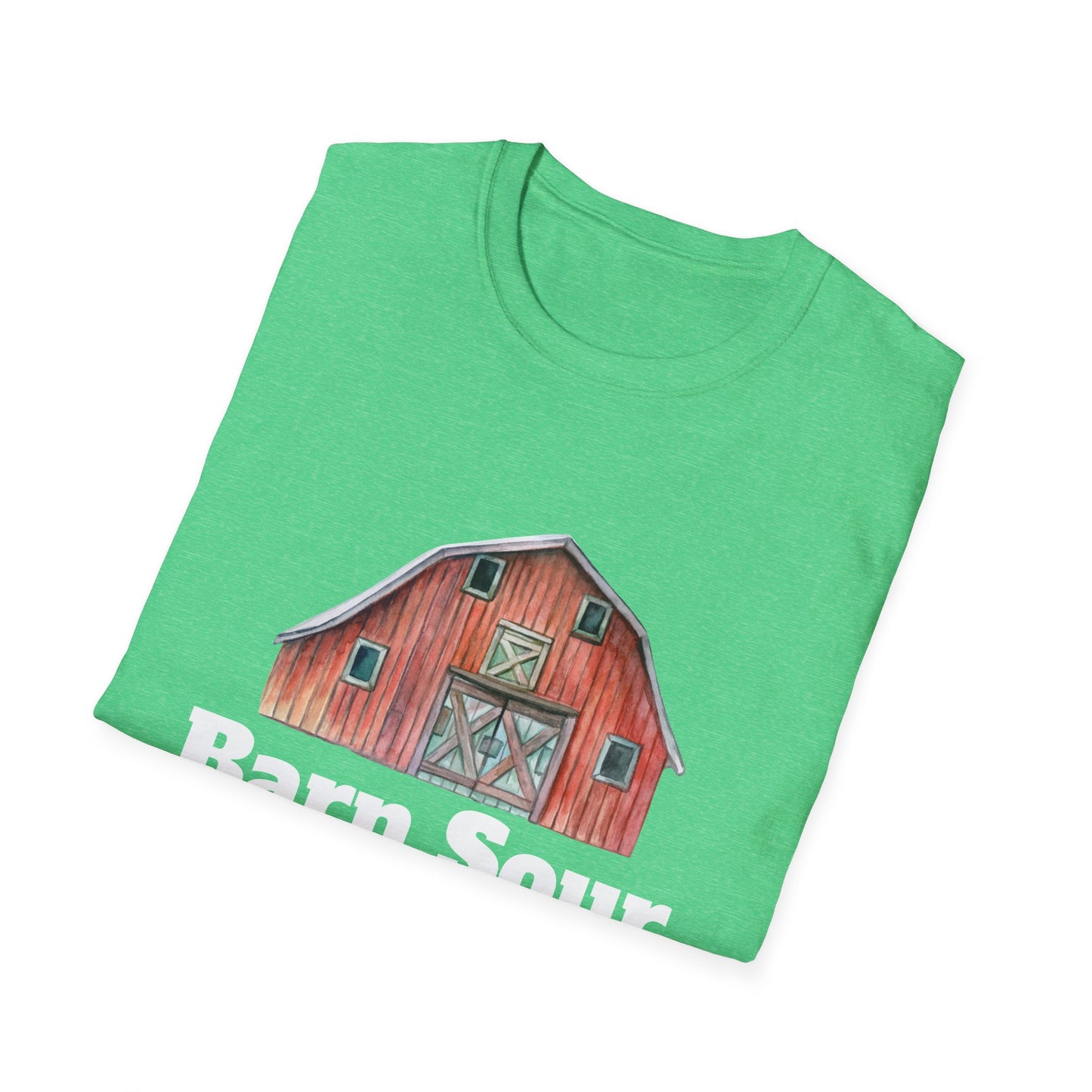 Barn Sour Unisex Softstyle T-Shirt. Horse Riding. Horse Rider. Stables.