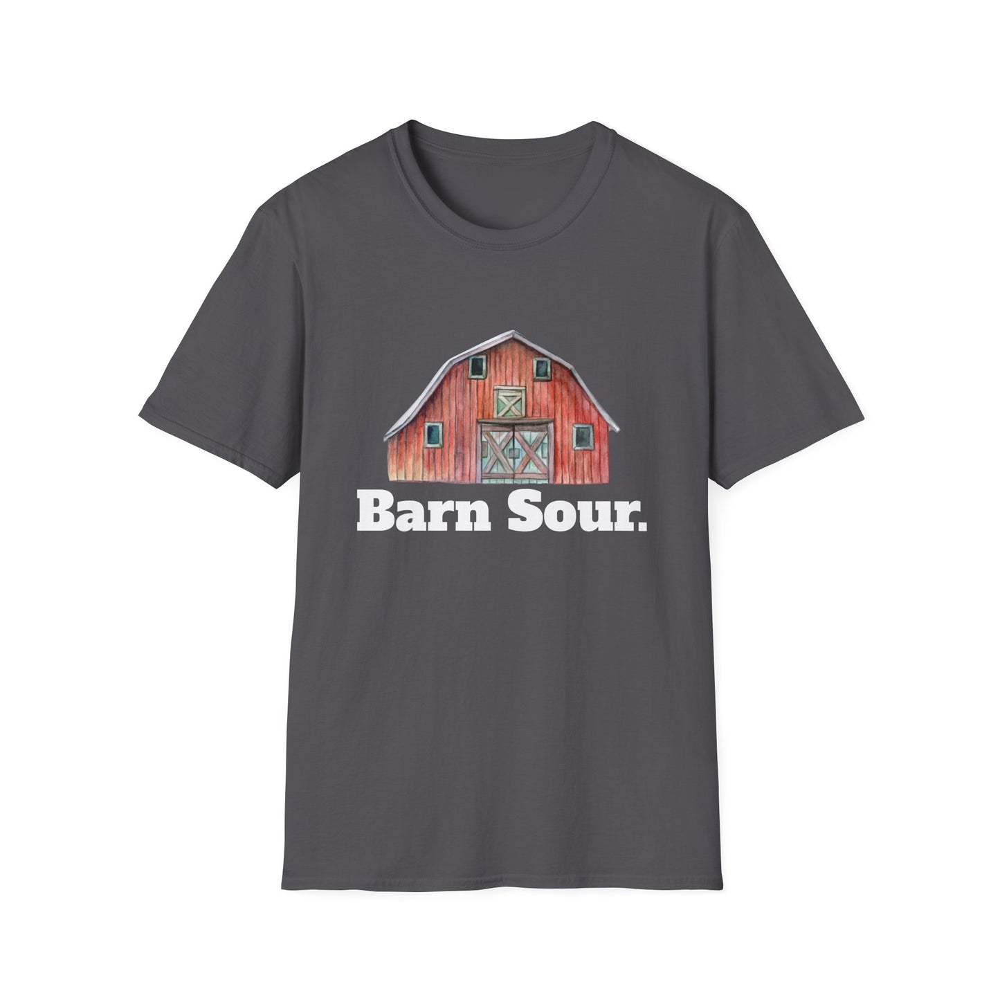 Barn Sour Unisex Softstyle T-Shirt. Horse Riding. Horse Rider. Stables.