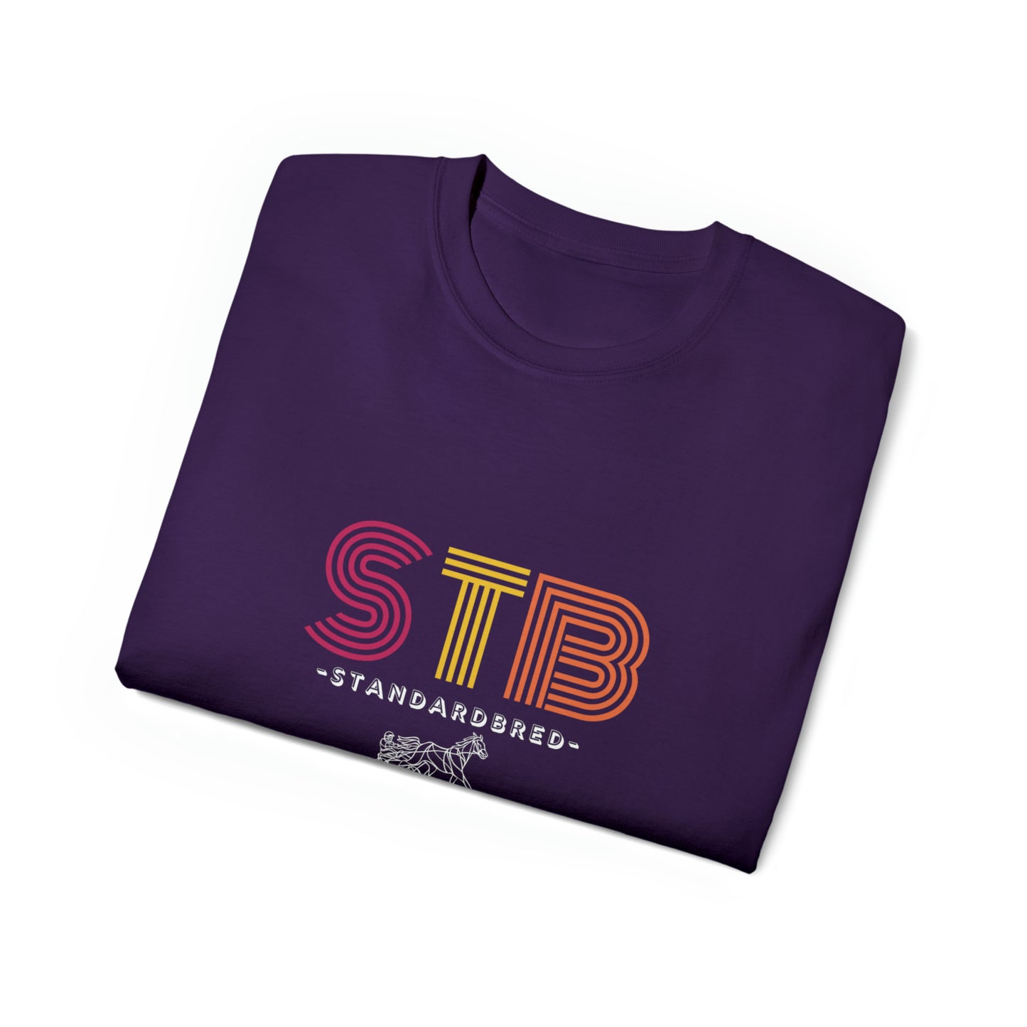 Standardbred Horse. STB. Harness Horse. Harness Racing. Sulky Horse. Unisex Ultra Cotton Tee