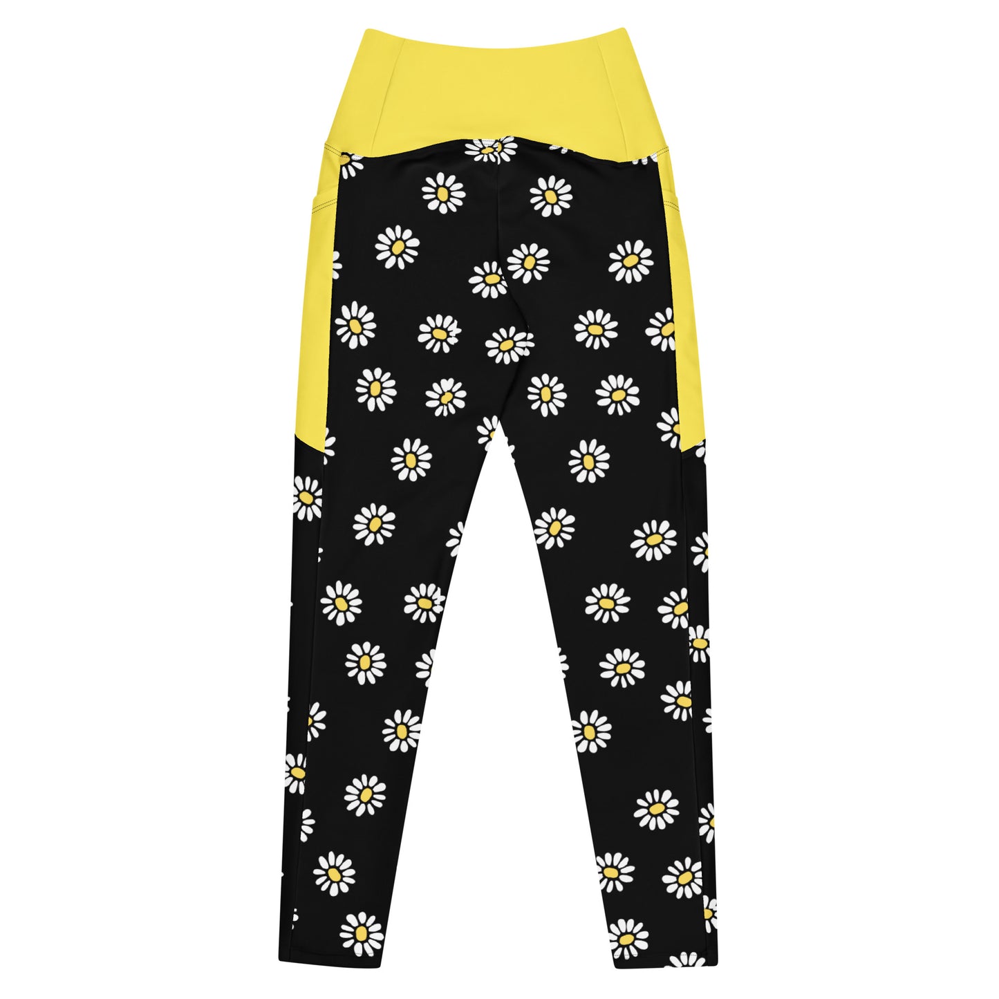 Daisy Flowers Riding Tights with pockets