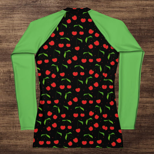 Cherries Women's Horseback Riding Sun Shirt