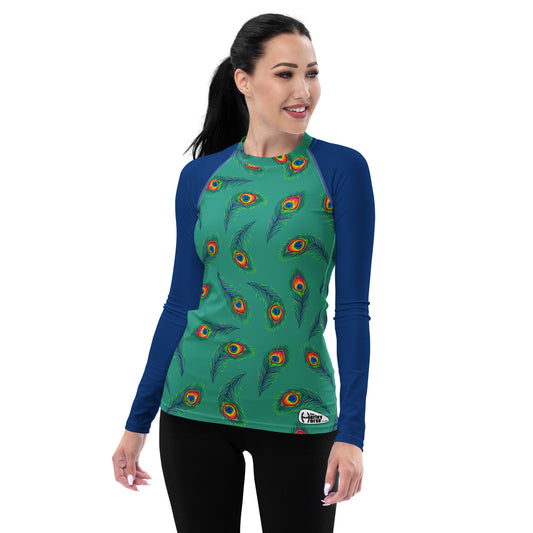 Peacock Feather Women's Sun Shirt