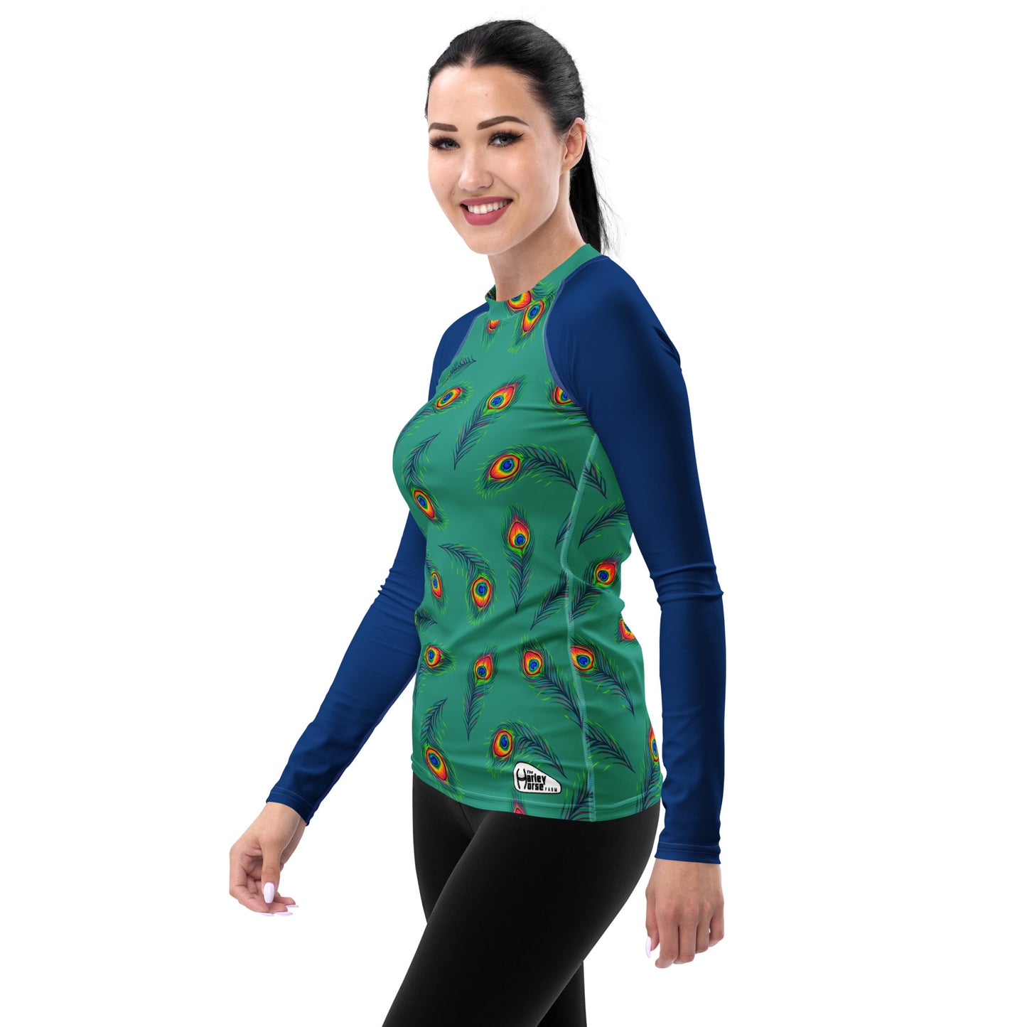 Peacock Feather Women's Sun Shirt