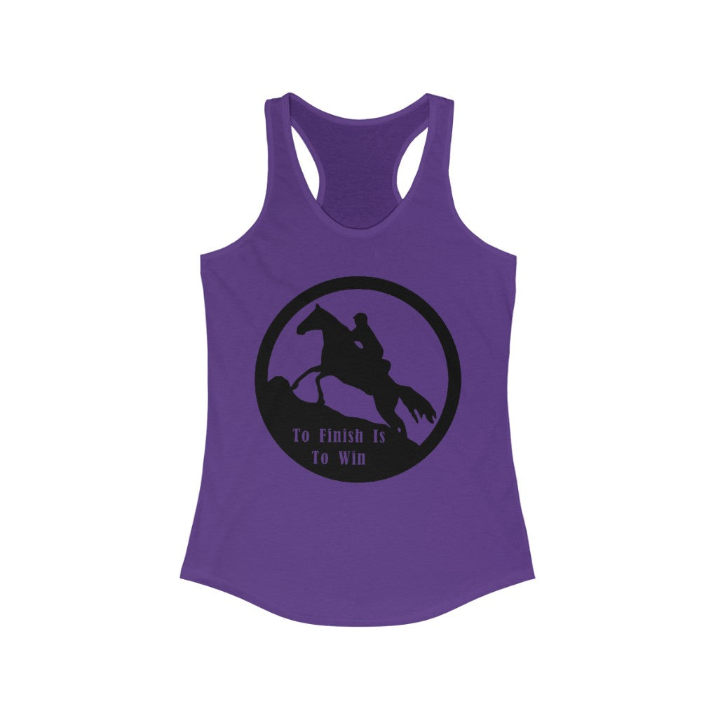 Finish To Win It Endurance Women's Ideal Racerback Tank