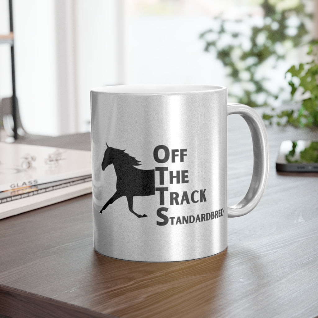 OTTS. Off The Track Standardbred Metallic Mug