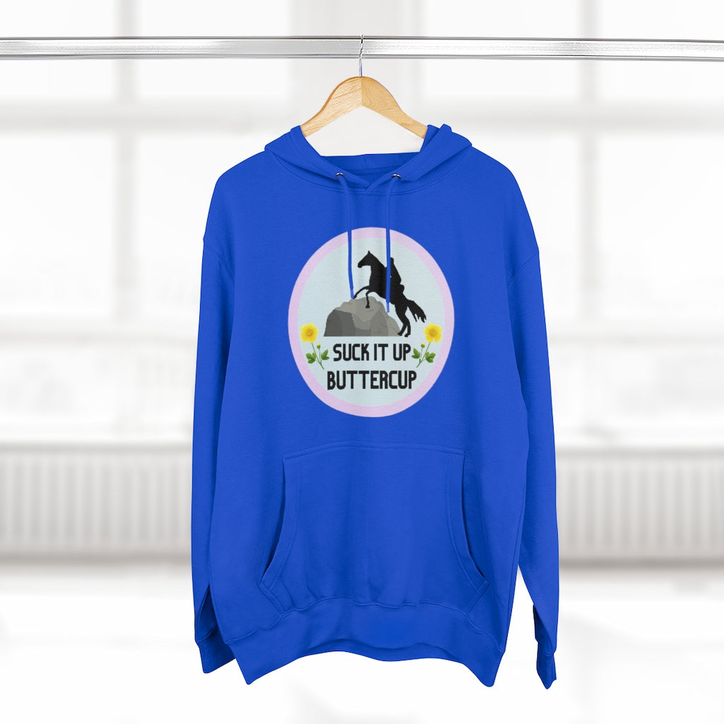 Suck It Up Butter Cup #EnduranceRider Unisex Premium Pullover Hoodie