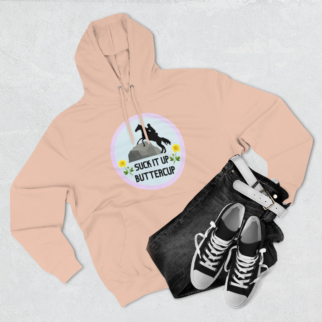 Suck It Up Butter Cup #EnduranceRider Unisex Premium Pullover Hoodie