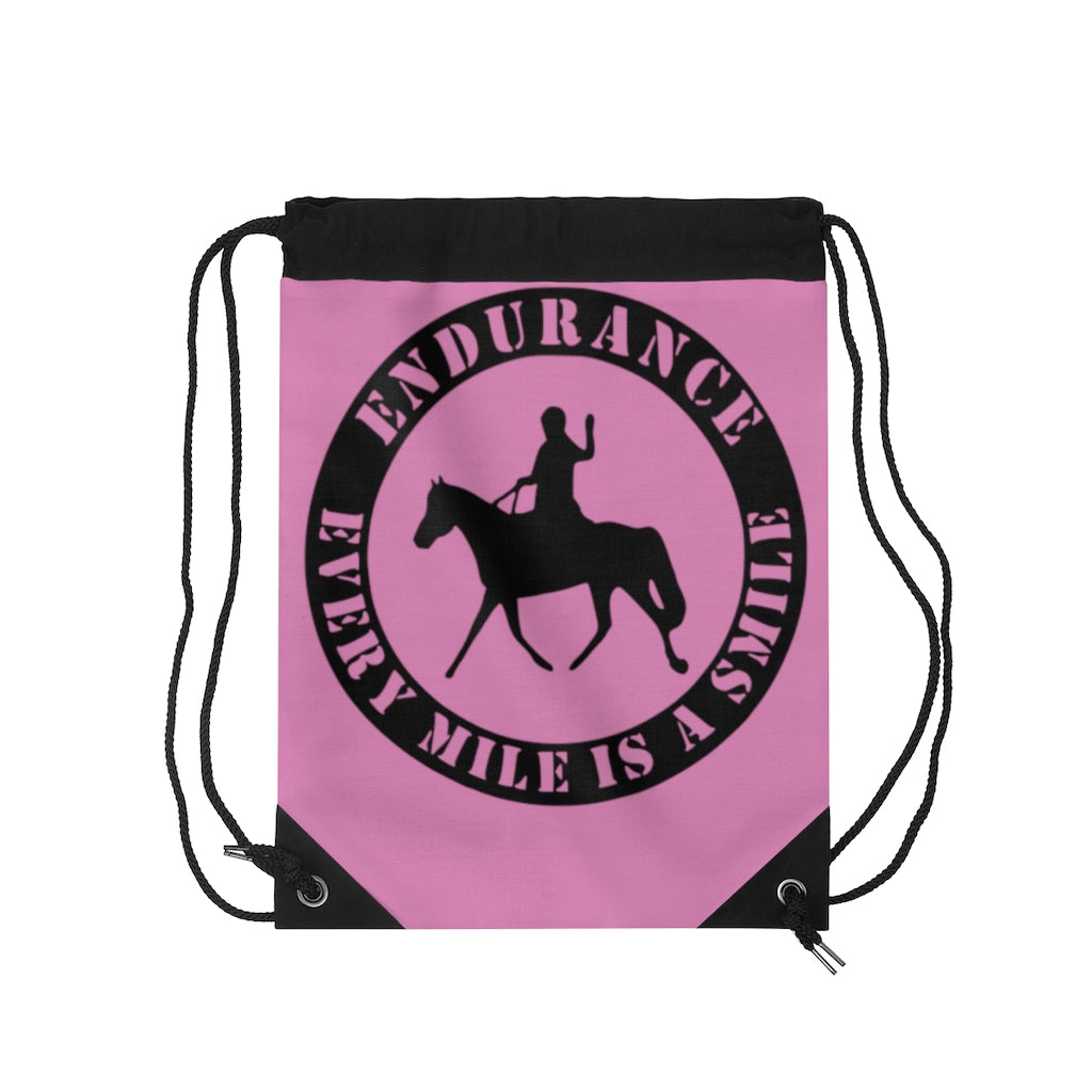 Every Mile is a Smile Endurance Drawstring Bag