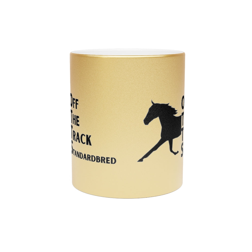 OTTS. Off The Track Standardbred Metallic Mug