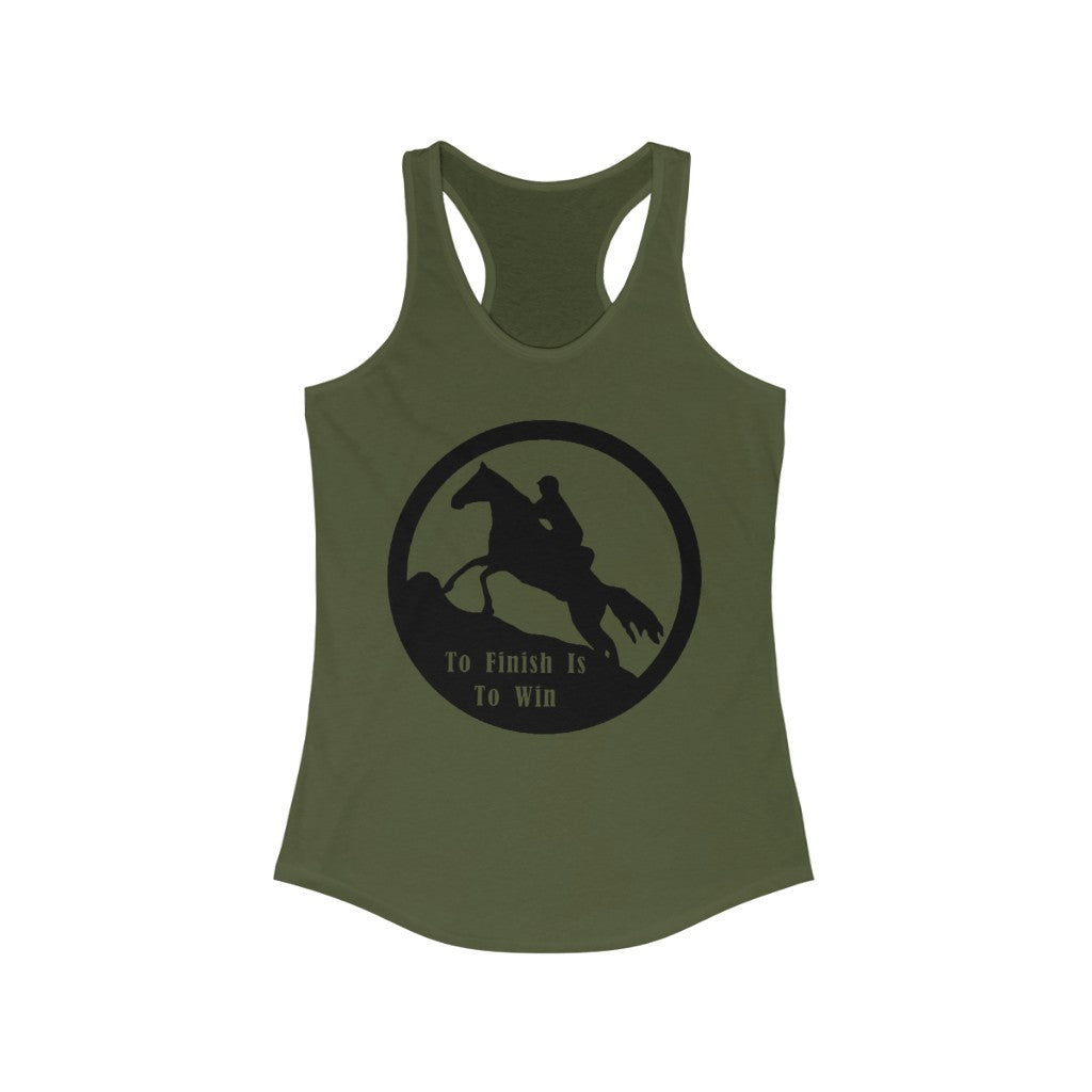 Finish To Win It Endurance Women's Ideal Racerback Tank