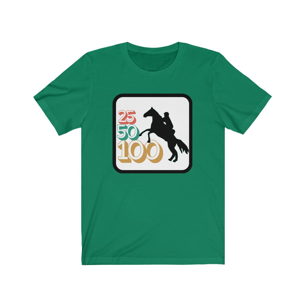 25-50-100 Endurance Horse Unisex Jersey Short Sleeve Tee