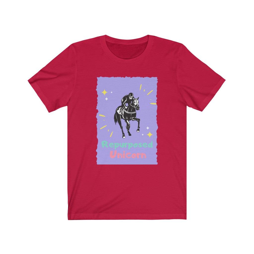 Repurposed Unicorn Thoroughbred OTTB - Unisex Jersey Short Sleeve Tee