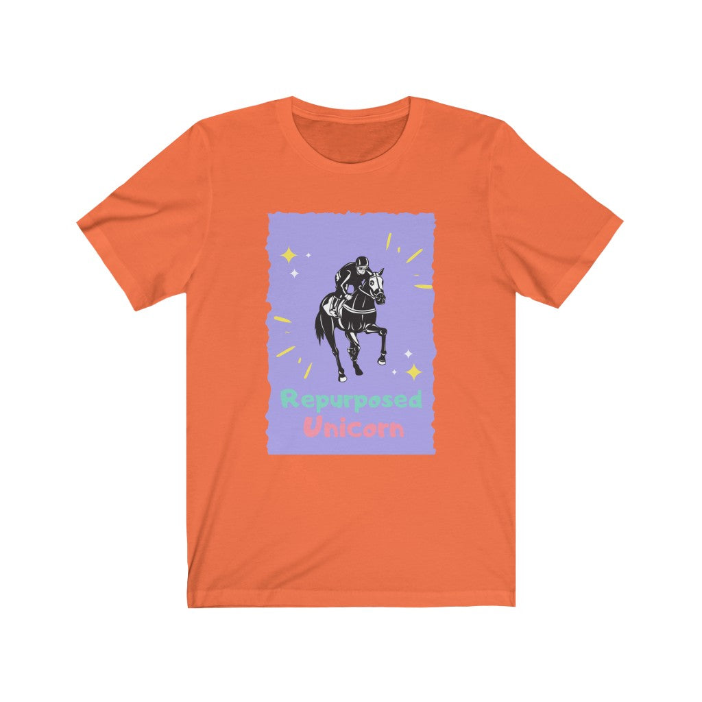Repurposed Unicorn Thoroughbred OTTB - Unisex Jersey Short Sleeve Tee
