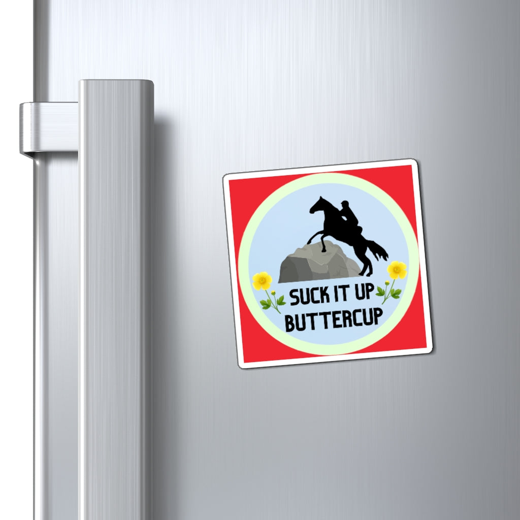 Suck It Up Butter Cup RED. Endurance. Endurance Rider. Endurance Horse. Magnet