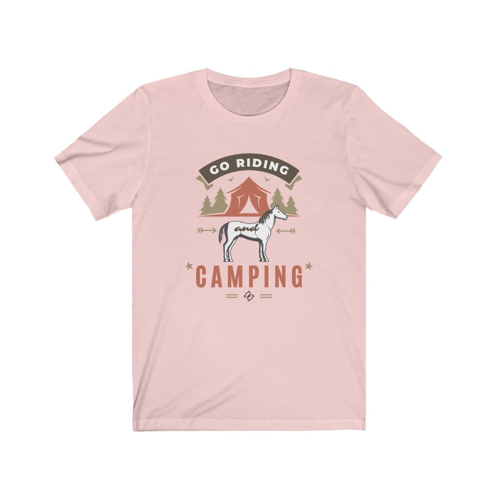 Go Riding & Camping Horse Unisex Jersey Short Sleeve Tee