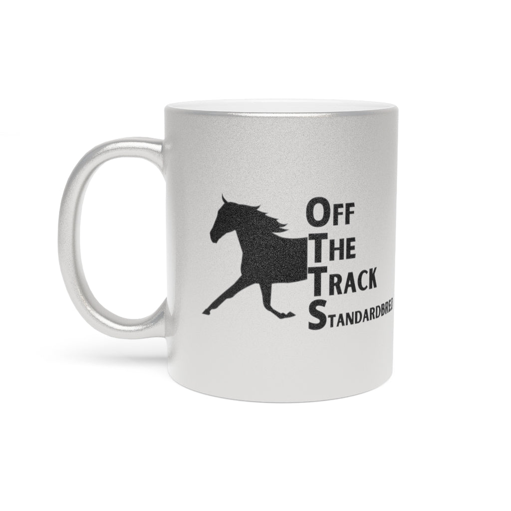 OTTS. Off The Track Standardbred Metallic Mug
