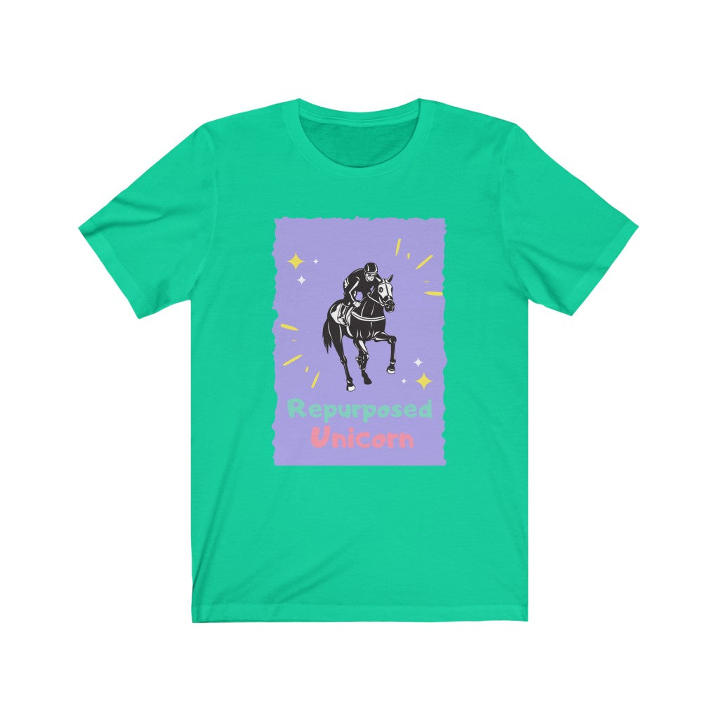 Repurposed Unicorn Thoroughbred OTTB - Unisex Jersey Short Sleeve Tee