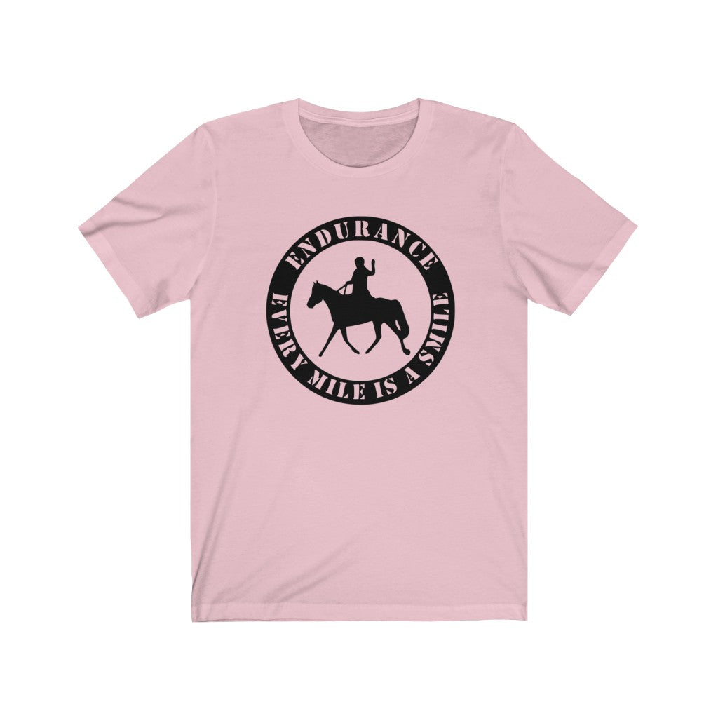 Endurance Every Mile is a Smile - Unisex Jersey Short Sleeve Tee