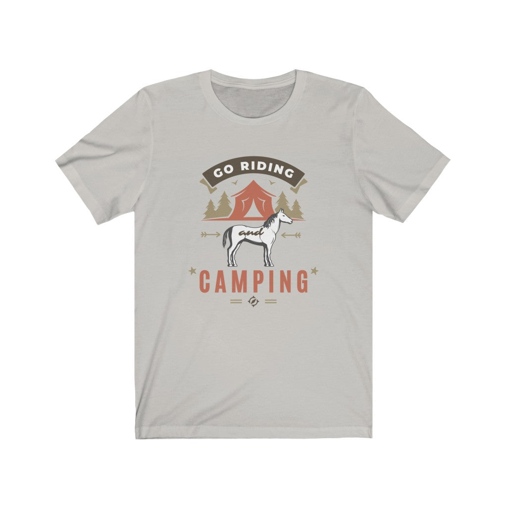 Go Riding & Camping Horse Unisex Jersey Short Sleeve Tee
