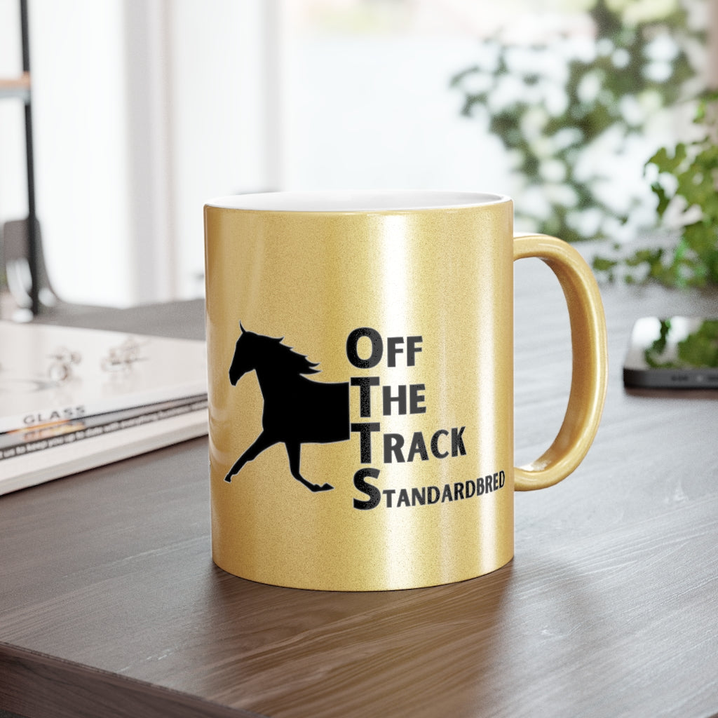 OTTS. Off The Track Standardbred Metallic Mug