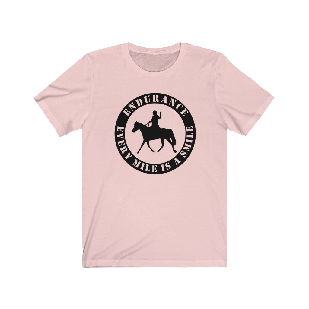 Endurance Every Mile is a Smile - Unisex Jersey Short Sleeve Tee