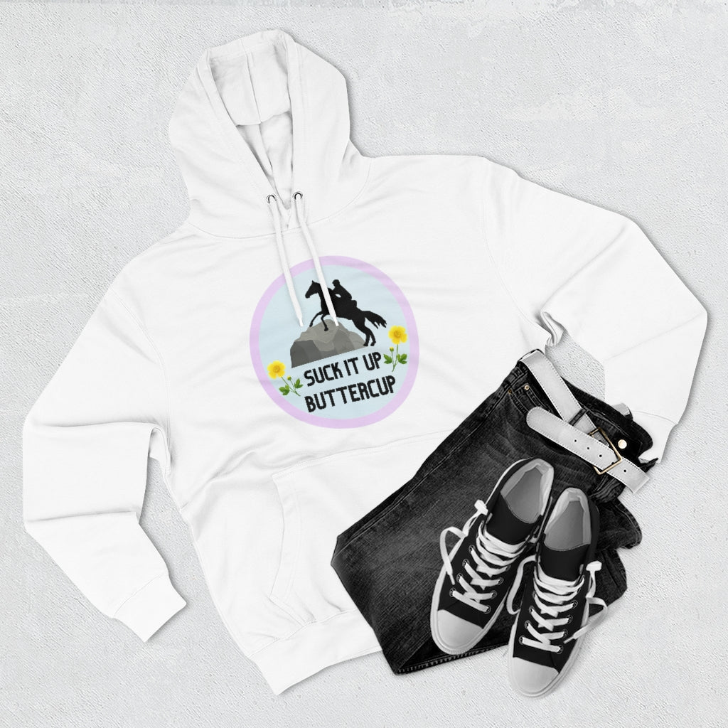 Suck It Up Butter Cup #EnduranceRider Unisex Premium Pullover Hoodie