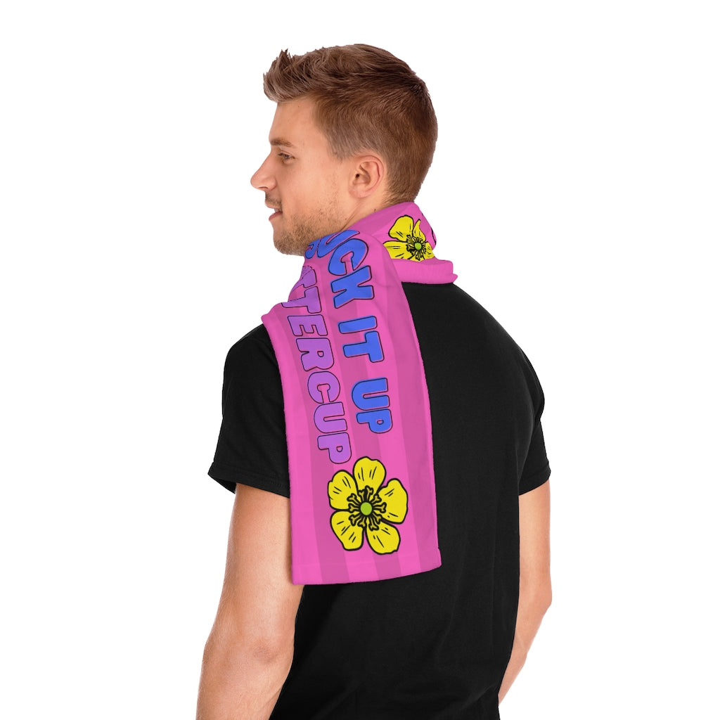 Suck It Up butter Cup Endurance rider. Endurance Horse. Pink Scarf