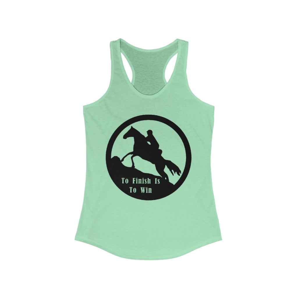 Finish To Win It Endurance Women's Ideal Racerback Tank