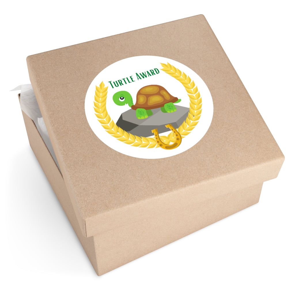 Endurance Turtle Award Round Stickers, Indoor\Outdoor