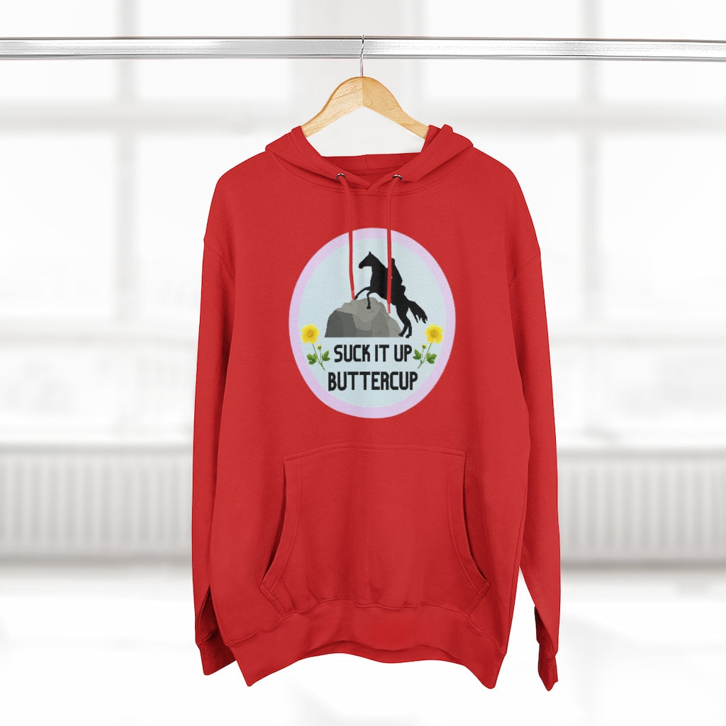 Suck It Up Butter Cup #EnduranceRider Unisex Premium Pullover Hoodie