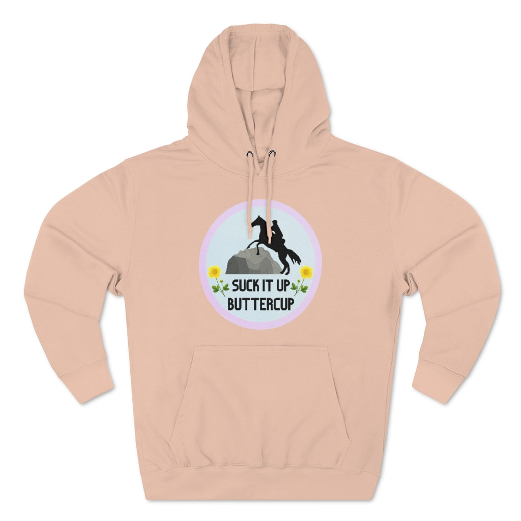 Suck It Up Butter Cup #EnduranceRider Unisex Premium Pullover Hoodie