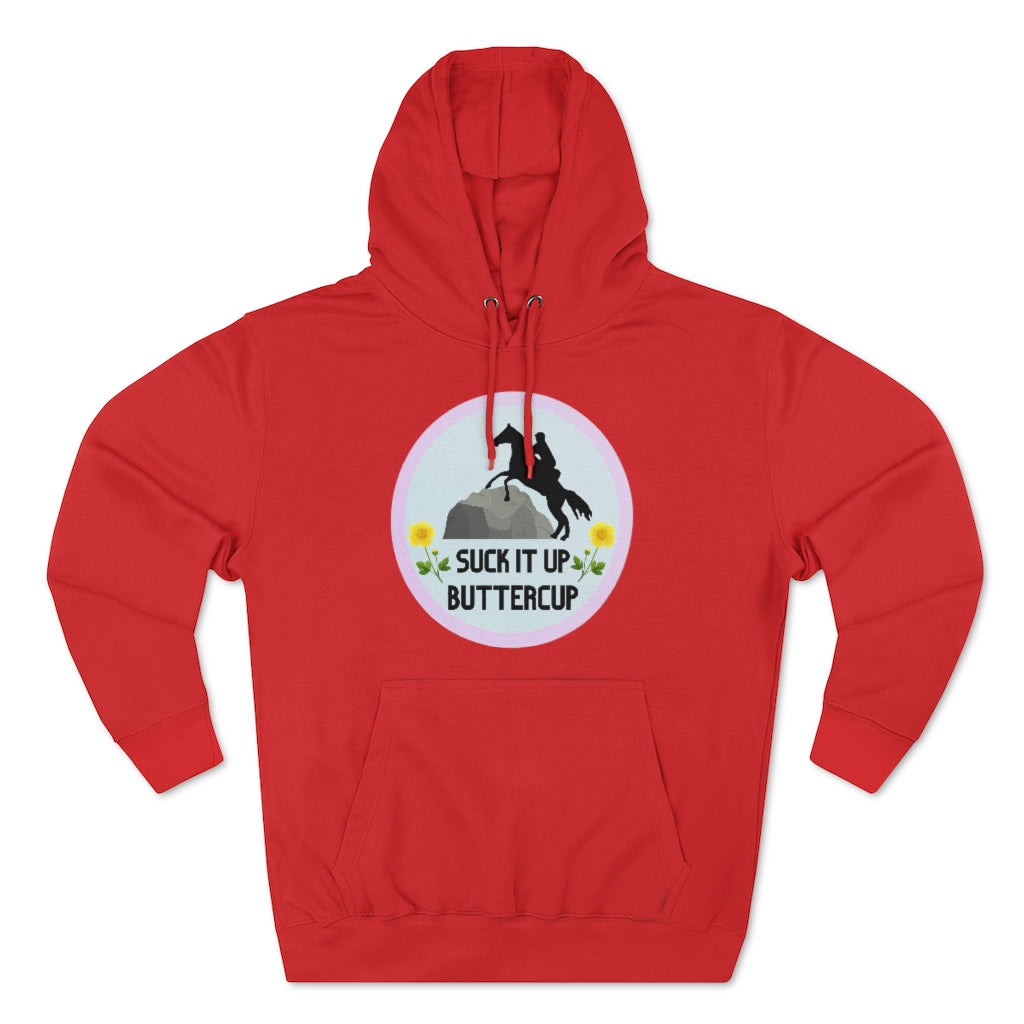 Suck It Up Butter Cup #EnduranceRider Unisex Premium Pullover Hoodie