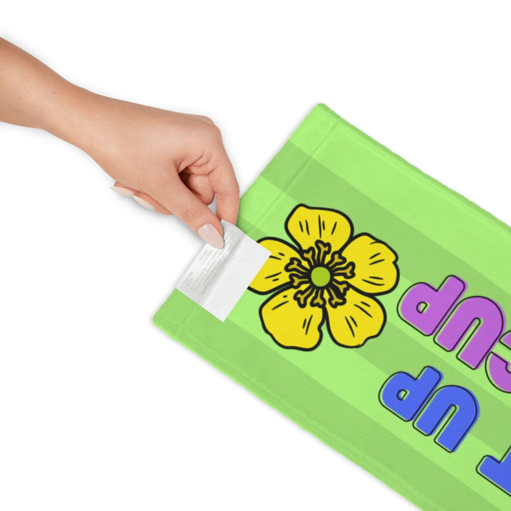 Suck It Up butter Cup Endurance rider Scarf. Green