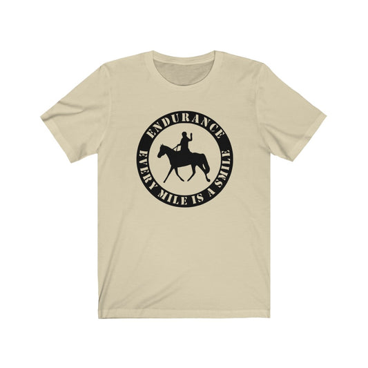 Endurance Every Mile is a Smile - Unisex Jersey Short Sleeve Tee