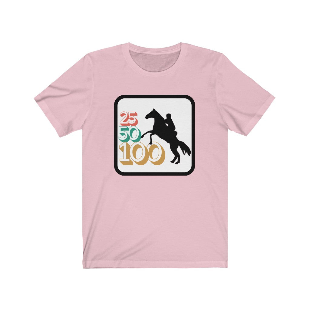 25-50-100 Endurance Horse Unisex Jersey Short Sleeve Tee